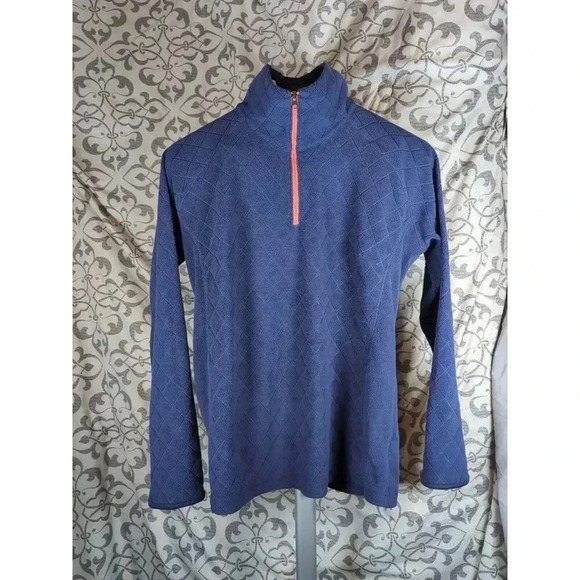 Columbia Size XL Womens Purple Athletic Outdoor Fleece Half-Zip Pullover T790 - Picture 1 of 10